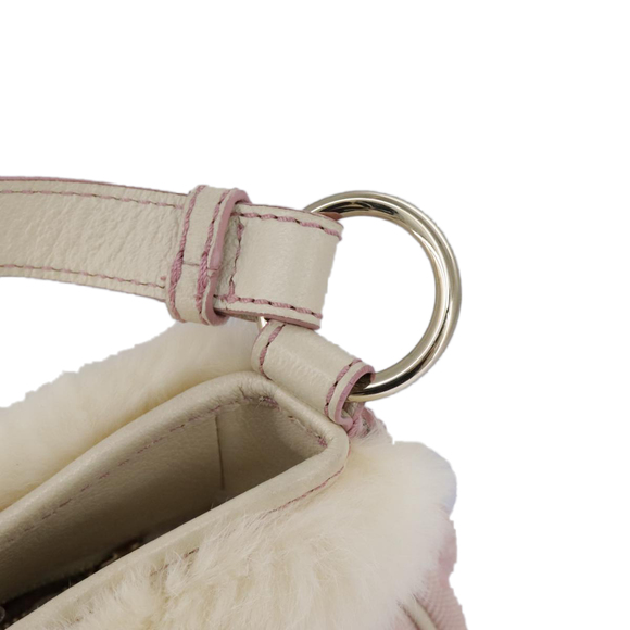 CELINE Paris Macadam Canvas Shoulder Bag Pink Gold Auth 96940 - Picture 15 of 16